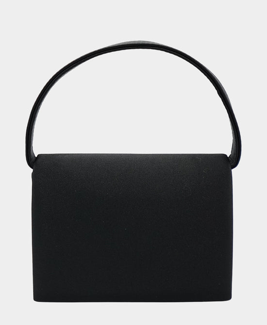 
Satin Evening Bag w/ Crystals in BLACK view 2
