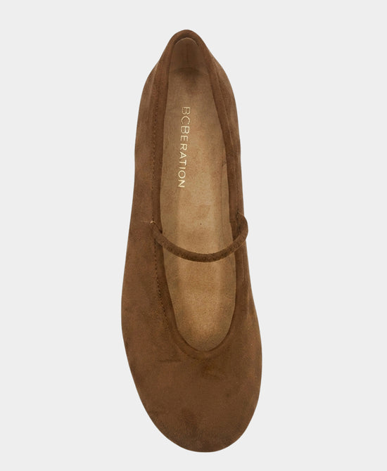 
Mary Jane Ballet Flat in BROWN view 2