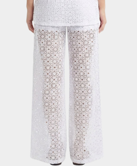 
Crochet Pants/Cover-Up in WHITE view 2