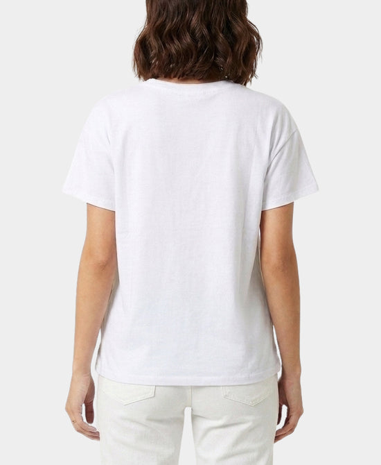 
Tee w/ Printed Silk Trim in MULTI view 2