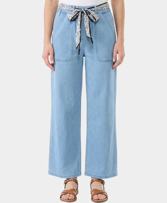 
Pants w/ Scarf Belt in BLUE view 1