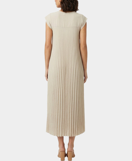 
Pleated Maxi Dress in BEIGE view 2