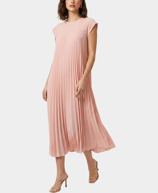 
Pleated Maxi Dress in PINK view 1