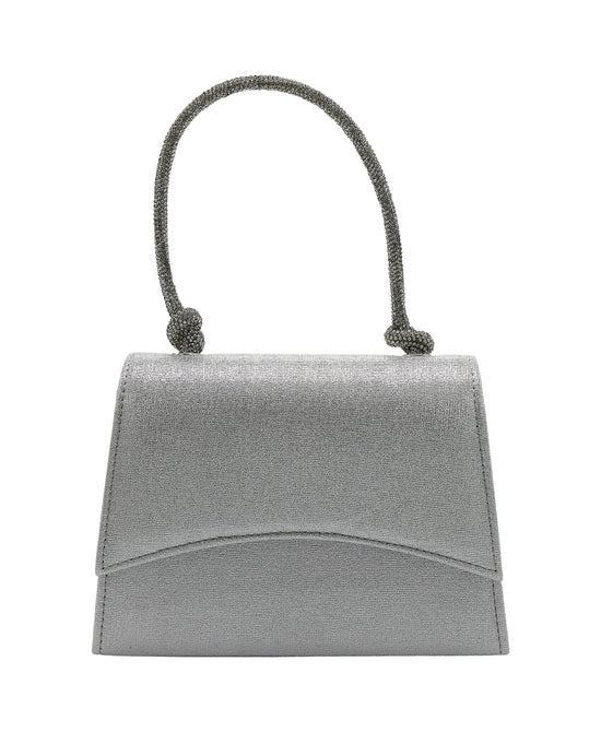 
Shimmer Rhinestone Evening Bag in SILVER view 1