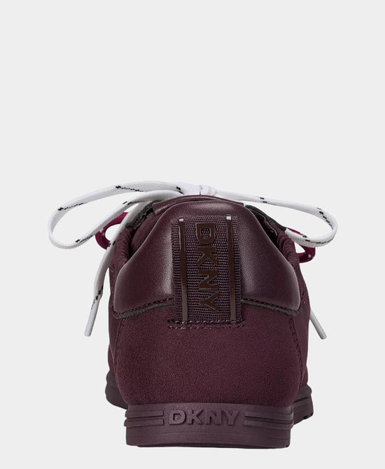 
Mixed Media Double Lace Sneaker in SANGRIA view 2