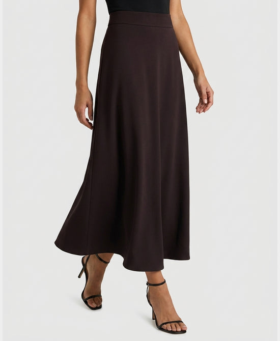 
Maxi Skirt in PLUM view 1