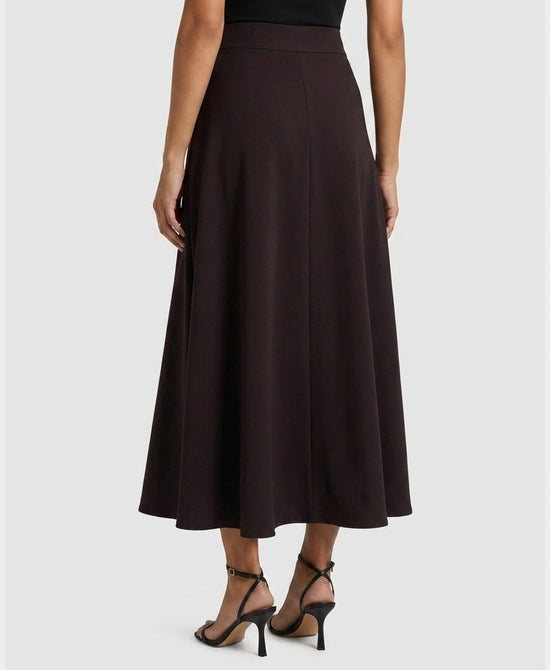 
Maxi Skirt in PLUM view 2