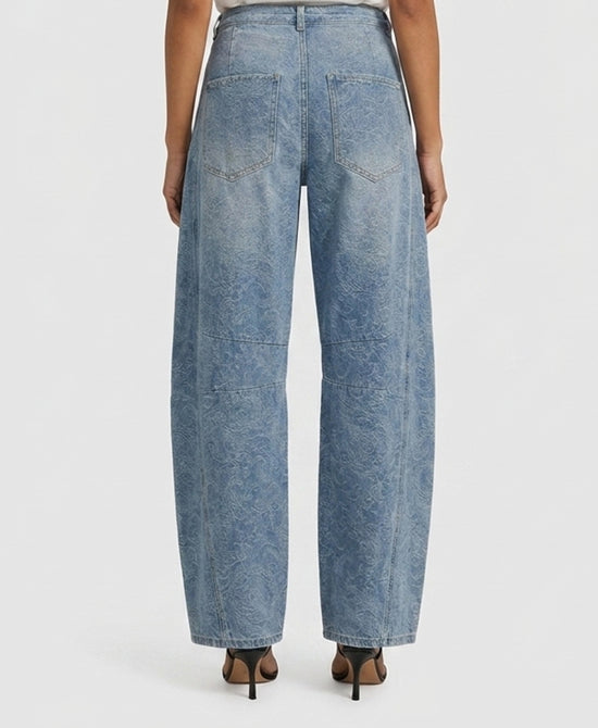 
Paisley Barrel Jeans in BLUE view 2