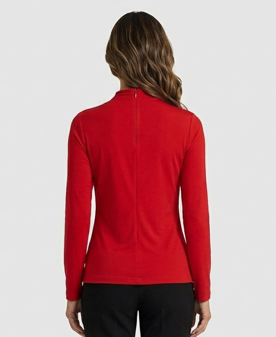
Mesh Flower Top in RED view 2