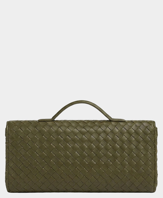 
Woven Handbag in GREEN view 2