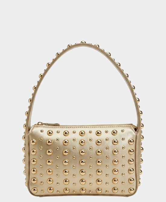 
Studded Handbag in GOLD view 1