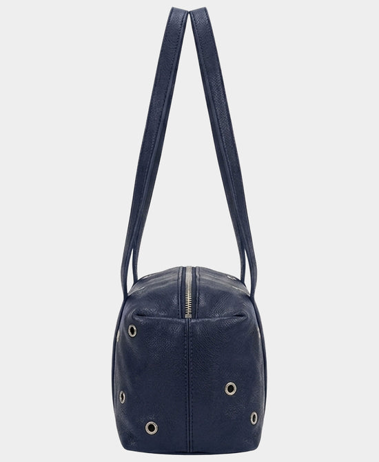 
Eyelet Studded Shoulder Bag in NAVY view 2