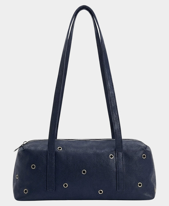 
Eyelet Studded Shoulder Bag in NAVY view 1