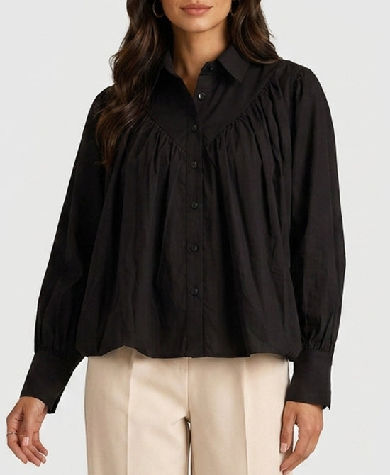
Bubble Blouse in BLACK view 1