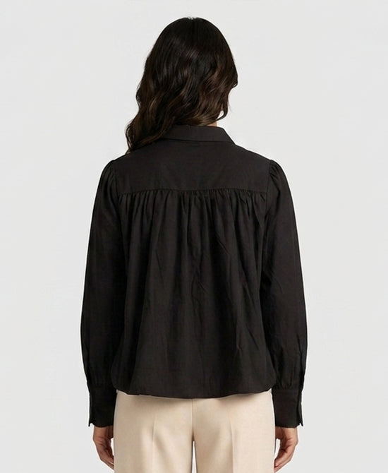 
Bubble Blouse in BLACK view 2