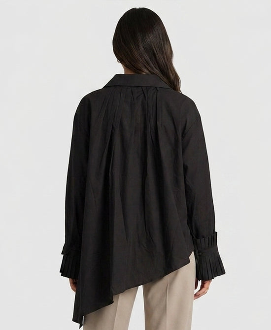 
Asymmetrical Blouse in BLACK view 2