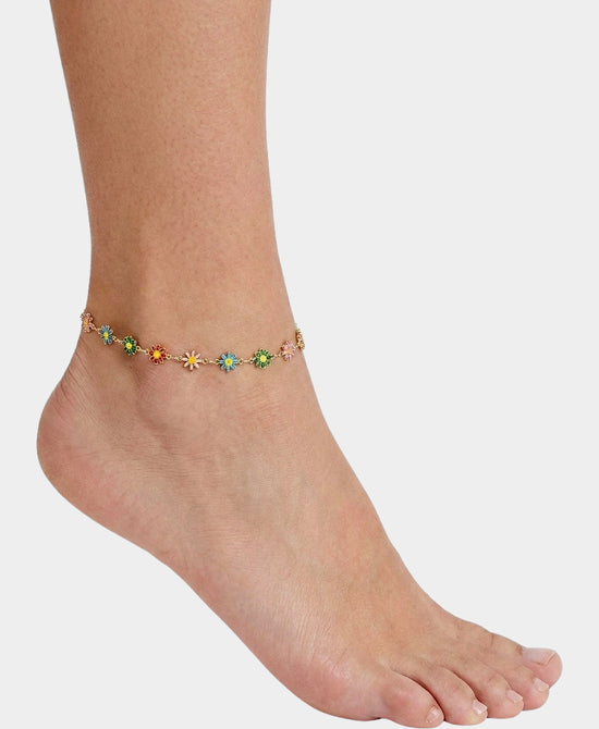 
Flower Anklet in MULTI view 1