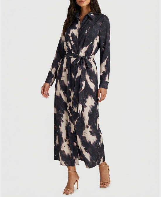 
Printed Shirt Dress in MULTI view 1