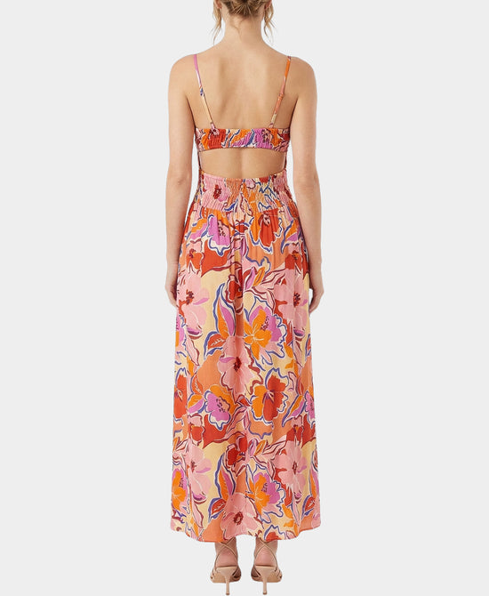 
Printed Maxi Dress in PINK MULTI view 2