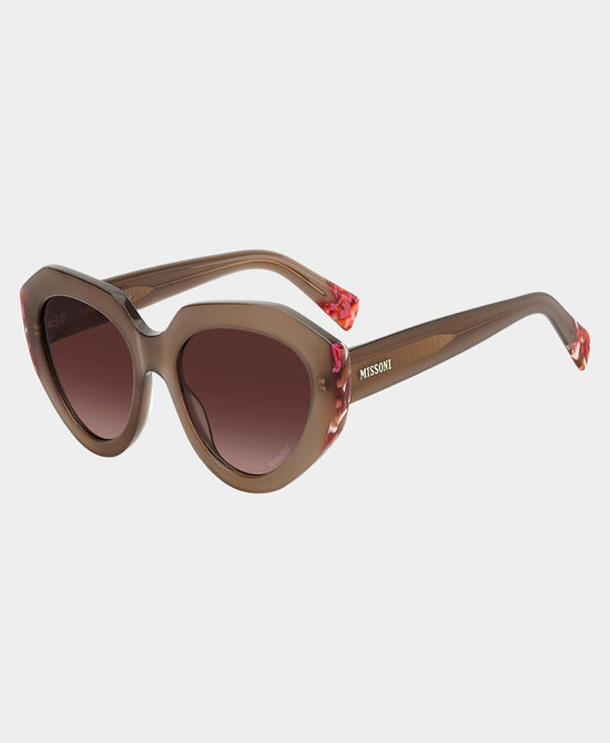 
Cat Eye Sunglasses in BROWN view 1