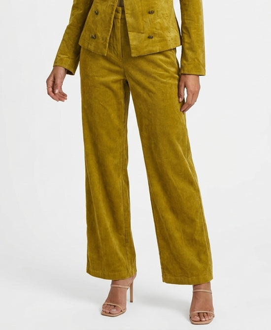 
Pinwale Corduroy Pants in CHARTREUSE view 1