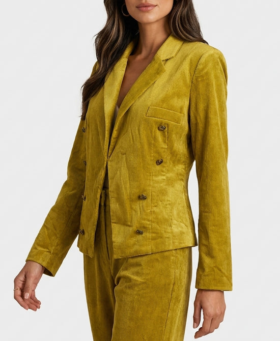 
Pinwale Corduroy Pants in CHARTREUSE view 2