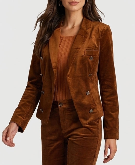 
Pinwale Corduroy Blazer in BROWN view 1