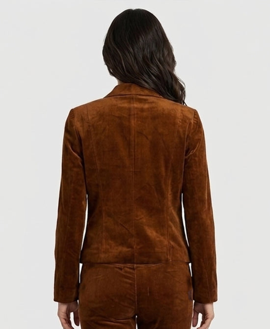 
Pinwale Corduroy Blazer in BROWN view 2