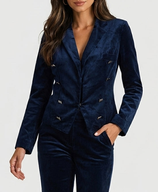 
Pinwale Corduroy Blazer in NAVY view 1