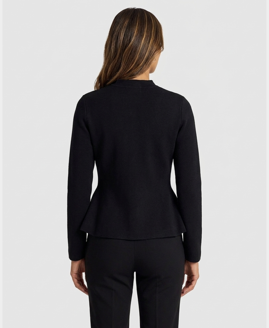 
Knit Band Jacket in BLACK view 2