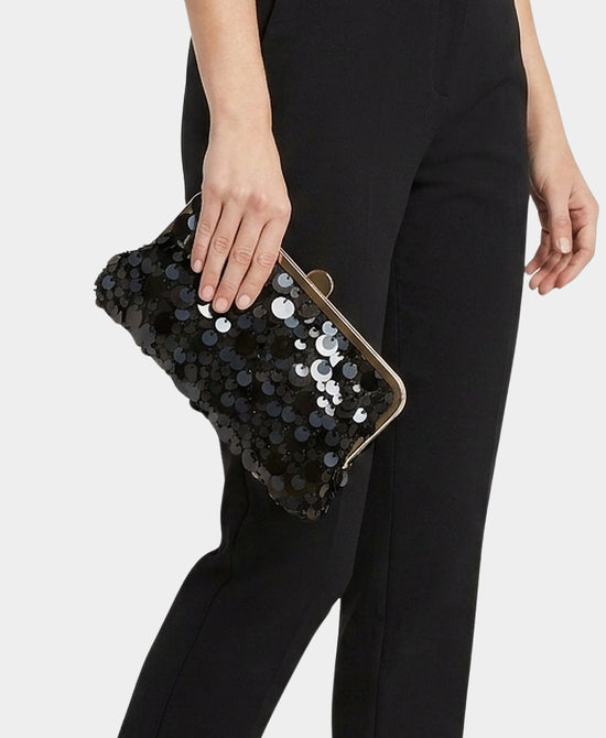 
Sequin Clutch Bag in BLACK view 2