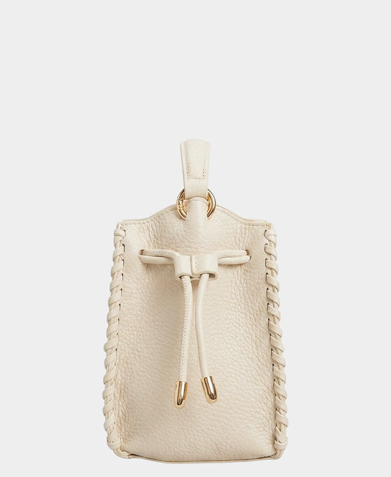
Whipstitch Square Bucket Bag in IVORY view 2