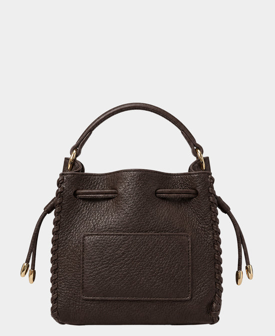
Whipstitch Square Bucket Bag in ESPRESSO view 1
