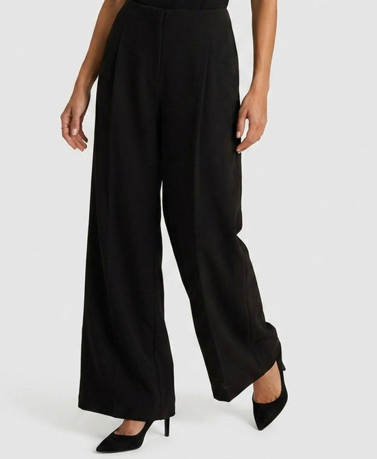 
Soft Wide Leg Pants in BLACK view 1