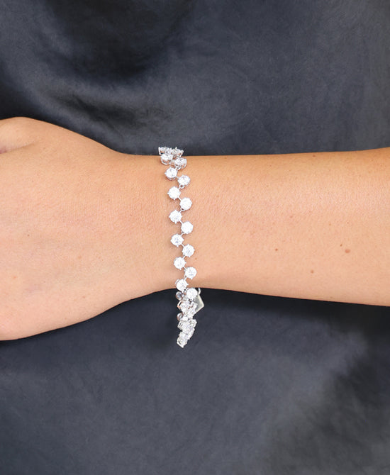 
Tennis Bracelet in SILVER view 1