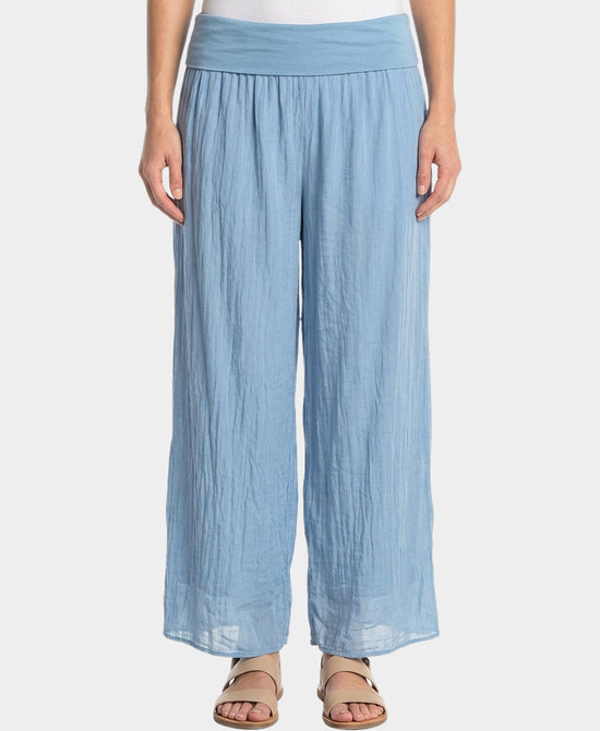 
Silk Pants in SKY BLUE view 2