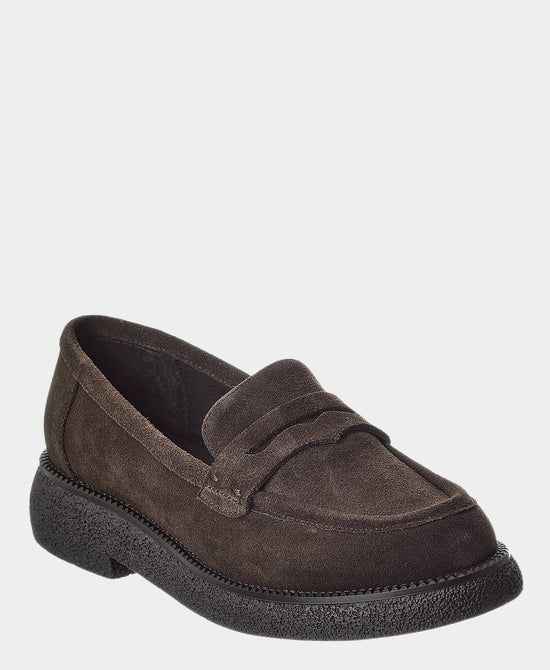 
Suede Platform Loafer in BROWN view 1
