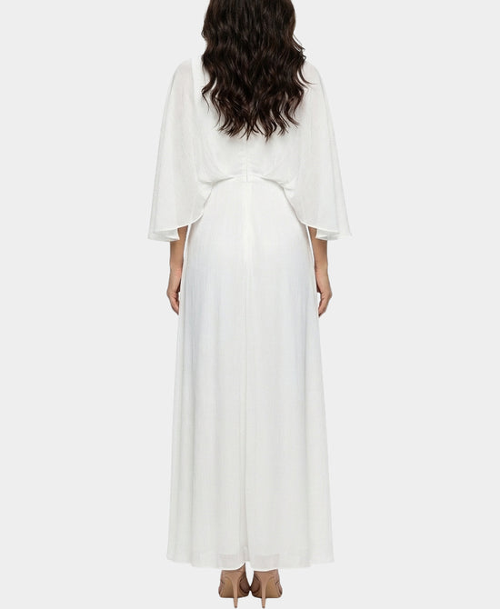 
Pop Over Maxi Dress in WHITE view 2