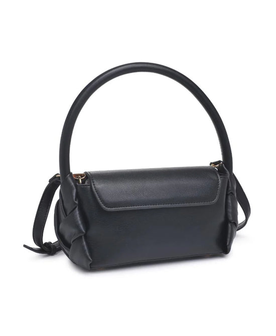 
Vegan Leather Handbag in BLACK view 1