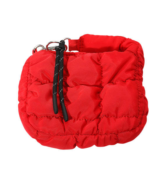 
Mini Puffer Keychain/Bag Charm in RED view 1