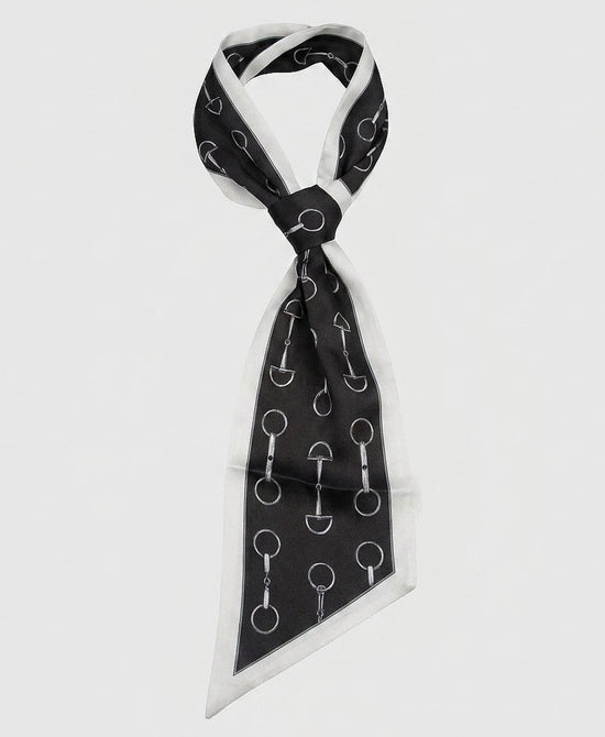 
Printed Scarf in BLACK/WHITE view 2