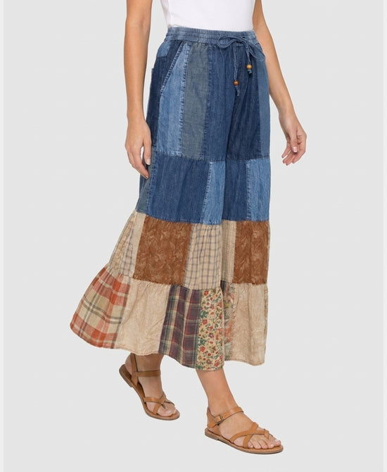 
Patchwork Pants in MULTI view 1
