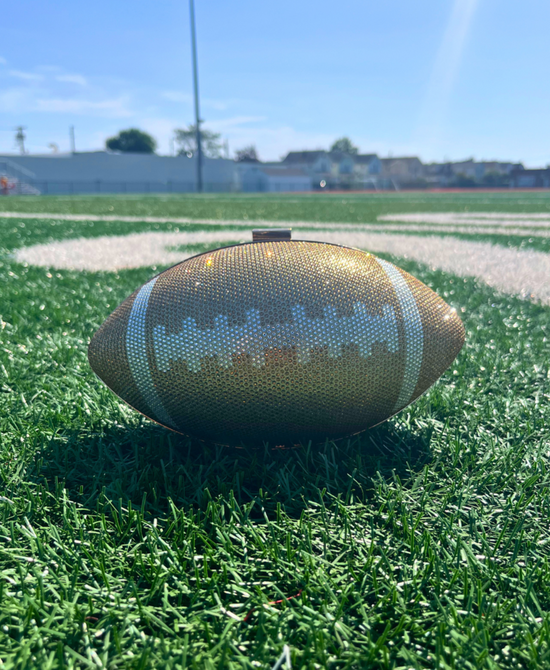 
Crystal "Football" Bag in GOLD view 2